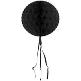 Zwarte honeycomb bol 30 cm